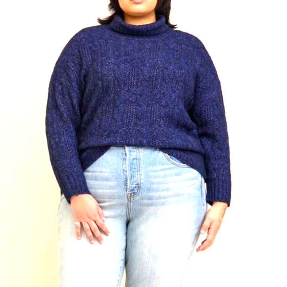 ❤NWT VINTAGE TORRID SWEATER - VEGAN CASHMERE TURTLE NECK - SUPER SOFT- PLUS SIZE - Picture 8 of 12